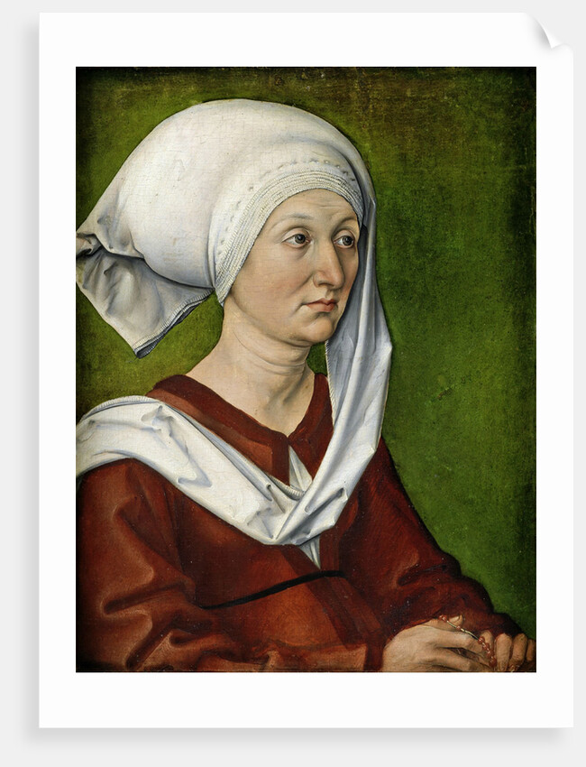 Portrait of the Artist?s Mother, Barbara Dürer, née Holper by Albrecht Dürer