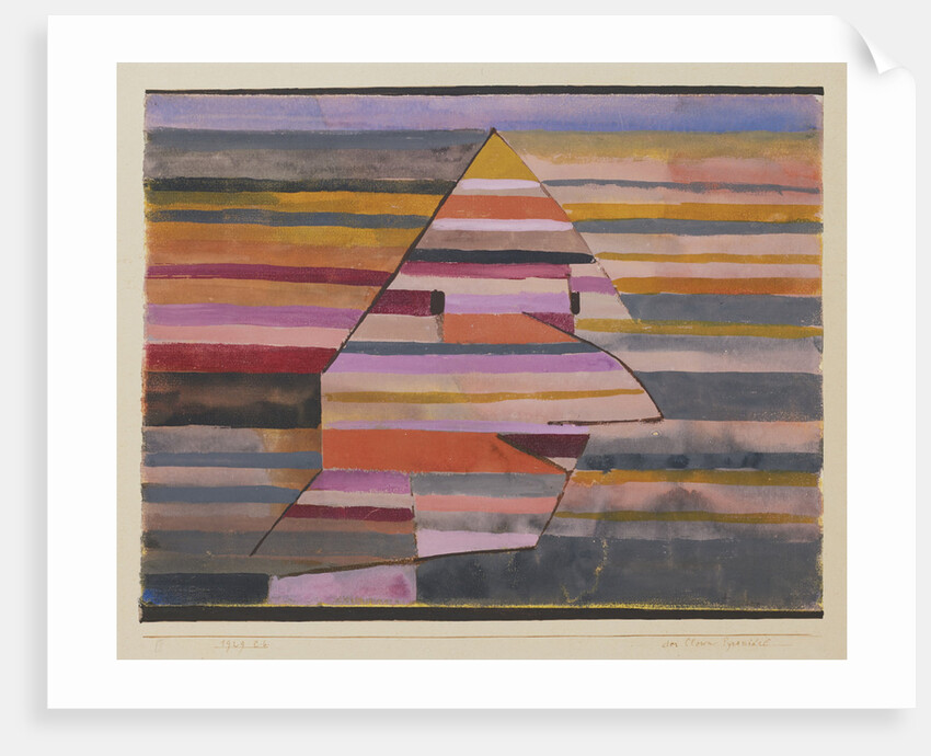 The Pyramid Clown by Paul Klee