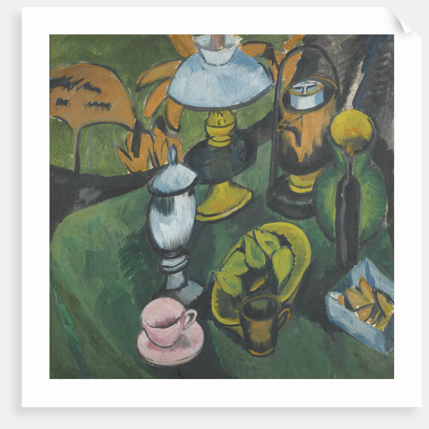 Still life with lamp by Ernst Ludwig Kirchner