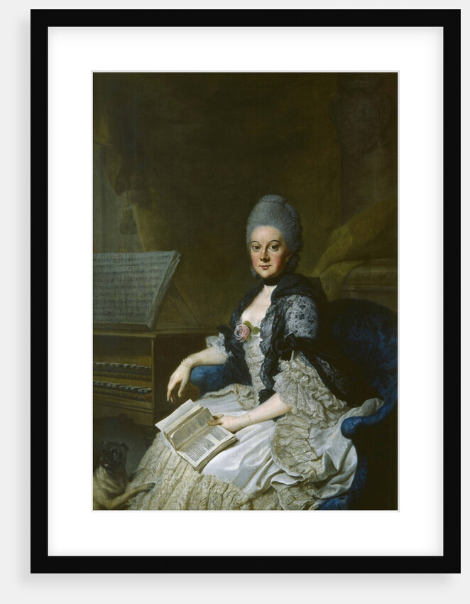 Duchess Anna Amalia of Brunswick-Wolfenbüttel by Johann Georg Ziesenis the Younger
