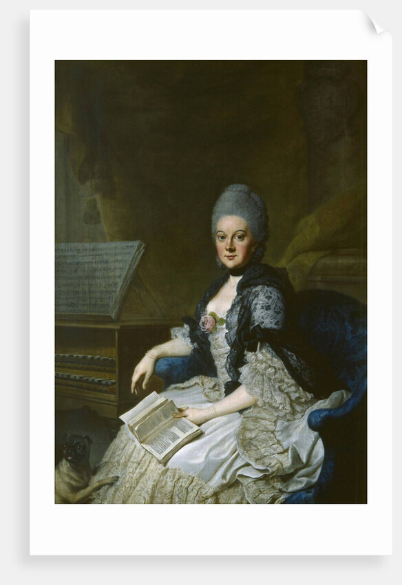 Duchess Anna Amalia of Brunswick-Wolfenbüttel by Johann Georg Ziesenis the Younger