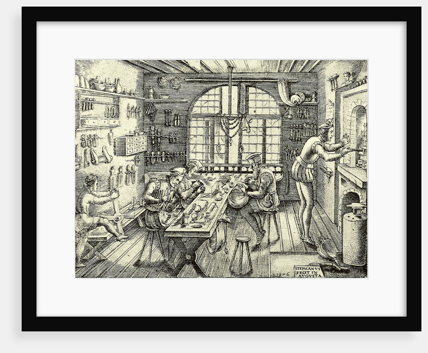 Goldsmiths Shop by Étienne Delaune
