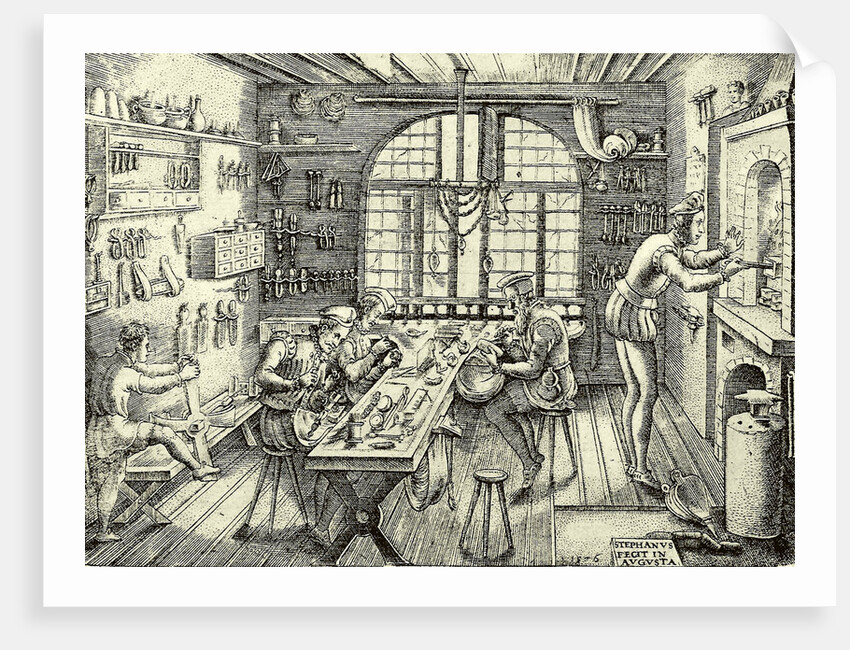 Goldsmiths Shop by Étienne Delaune