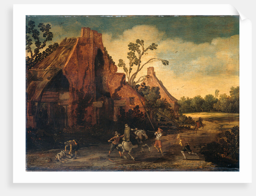 The Robbery by Esaias van de Velde