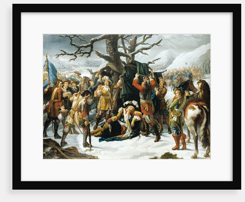 Maréchal de Turenne Asleep on the Eve of the Battle of Turckheim by Charles-Jacques Lebel