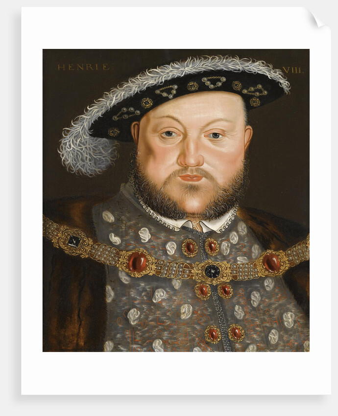 Portrait of King Henry VIII of England by Hans Holbein