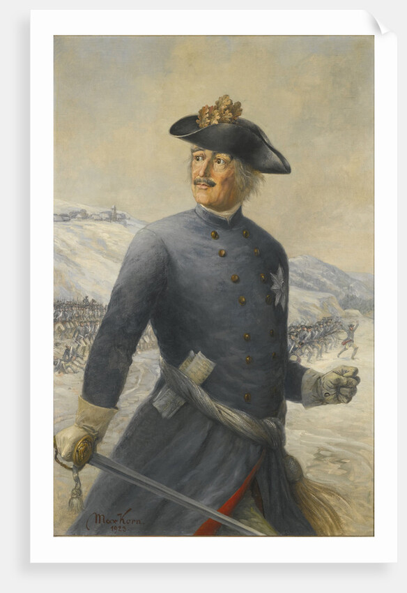 Leopold I, Prince of Anhalt-Dessau, Generalfeldmarschall in the Prussian Army by Max Korn