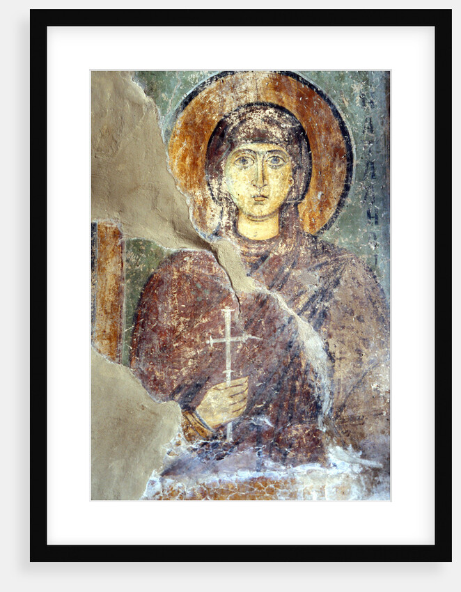 Saint Natalia by Ancient Russian frescos
