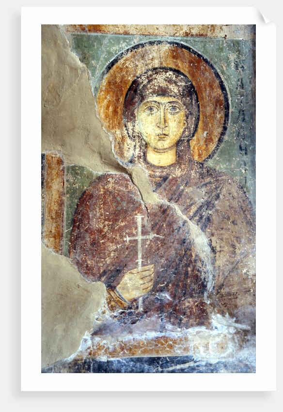 Saint Natalia by Ancient Russian frescos