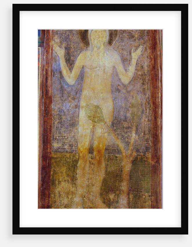 Saint Onuphrius by Ancient Russian frescos