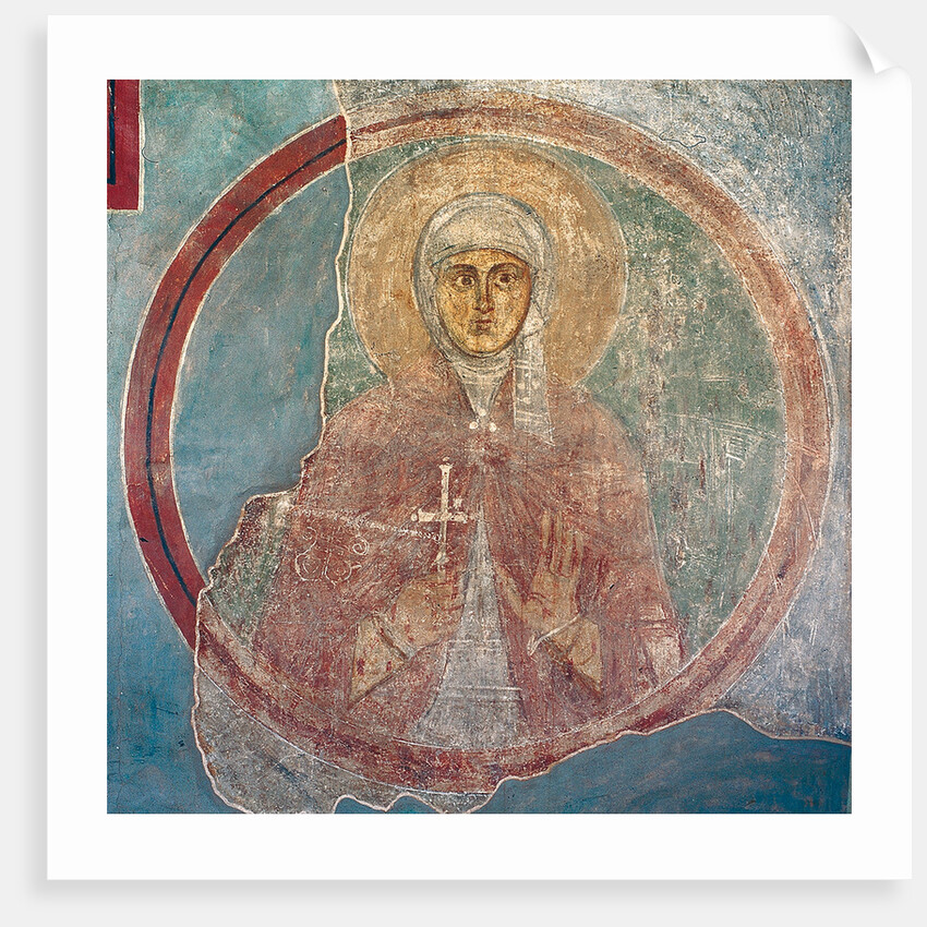 Saint Sophia by Ancient Russian frescos