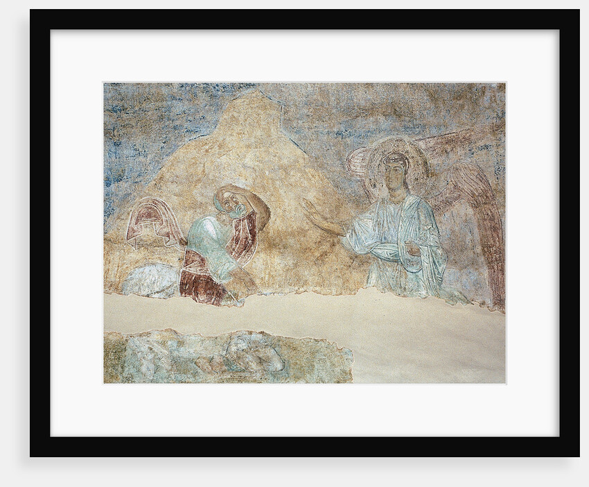 Balaam and the angel by Ancient Russian frescos