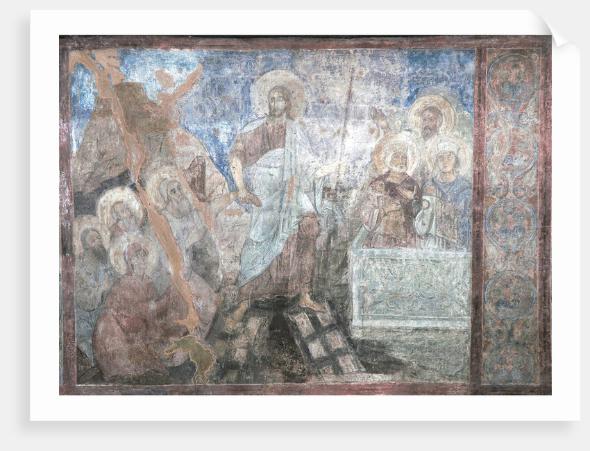 The Descent into Hell by Ancient Russian frescos