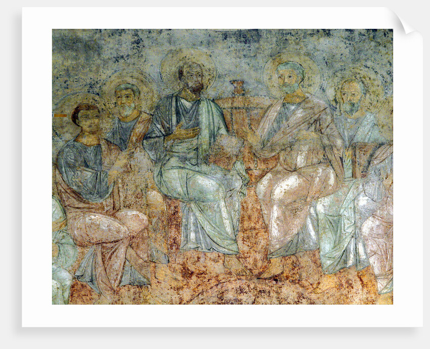 The Descent of the Holy Spirit by Ancient Russian frescos