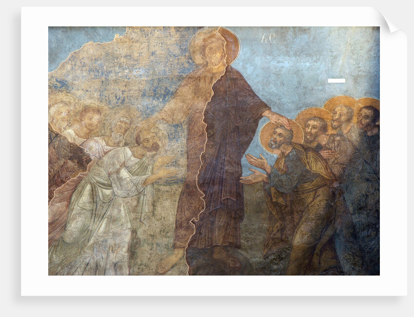 The Pentecost by Ancient Russian frescos