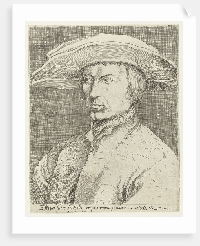 Self-Portrait by Lucas Leyden van