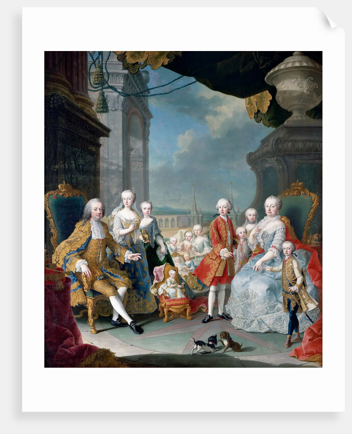 Maria Theresia of Austria and Francis I with their Children by Martin van Meytens the Younger