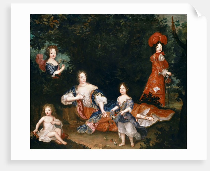 Françoise-Athénaïs de Rochechouart, marquise de Montespan and her children by Anonymous