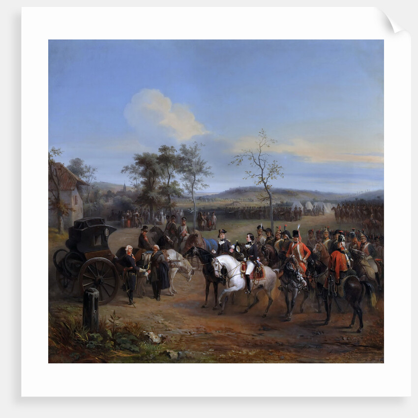 General Despret and Louis-Philippe, Duke of Chartres at Gravelotte, July 1792 by Eugène Louis Charpentier