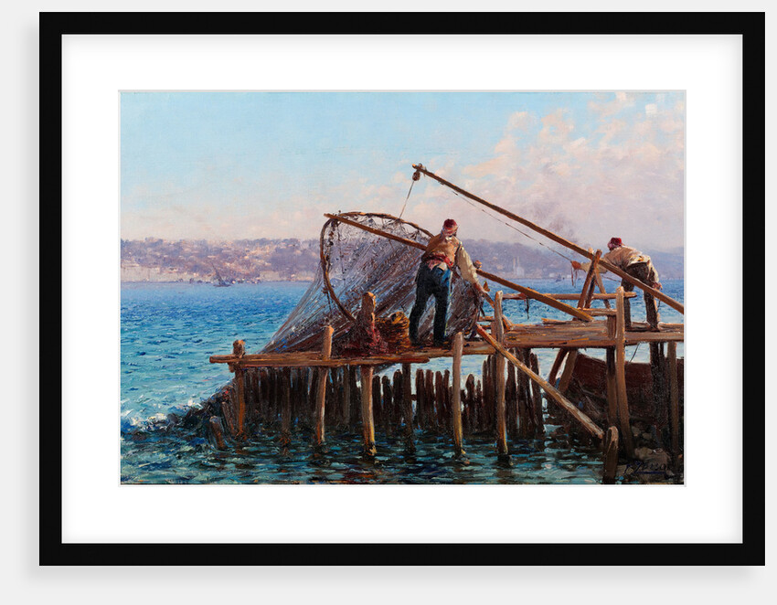 Fishermen by Fausto Zonaro