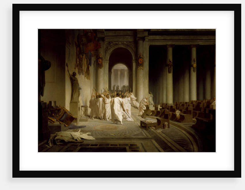 The Death of Caesar by Jean-Léon Gerôme