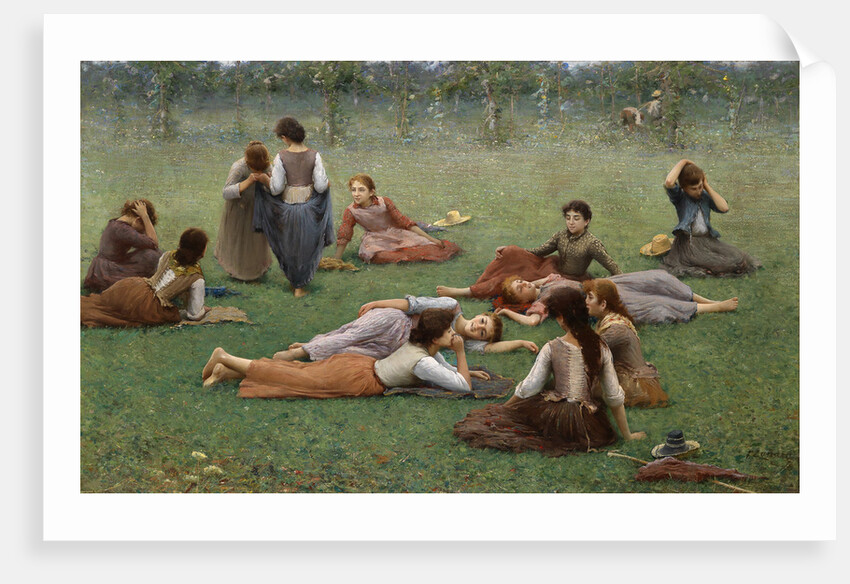 After the Game by Fausto Zonaro