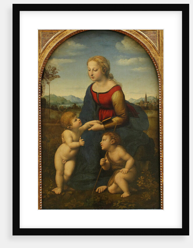 Madonna and Child with Saint John the Baptist (La belle jardinière) by Raphael