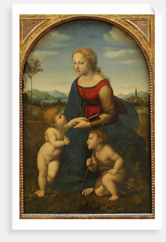 Madonna and Child with Saint John the Baptist (La belle jardinière) by Raphael