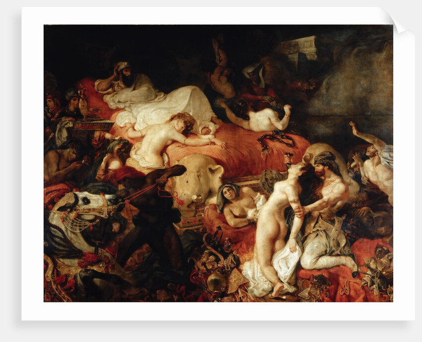 Death of Sardanapalus by Eugène Delacroix