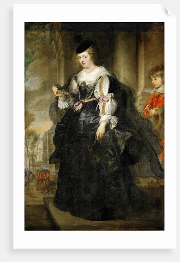 Hélène Fourment with a Carriage by Pieter Paul Rubens