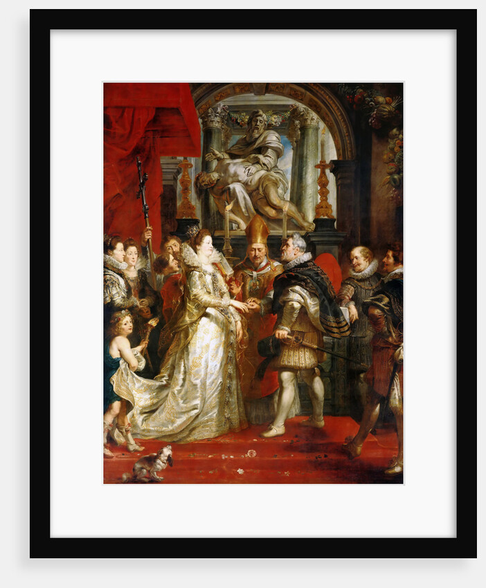 The Wedding by Proxy of Marie de Medici to King Henry IV (The Marie de Medici Cycle) by Pieter Paul Rubens