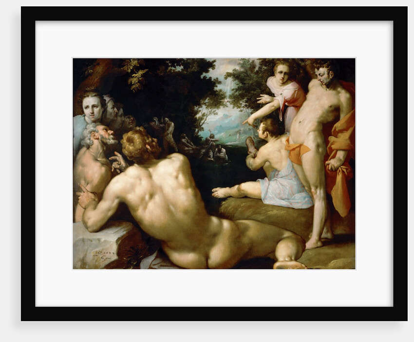 The Baptism of Christ by Cornelis Cornelisz. van Haarlem