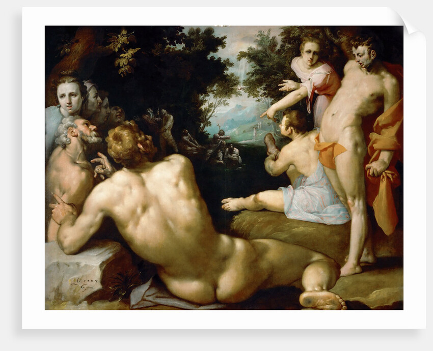 The Baptism of Christ by Cornelis Cornelisz. van Haarlem