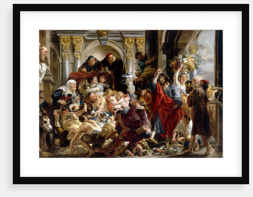 Christ Driving the Money Changers from the Temple by Jacob Jordaens