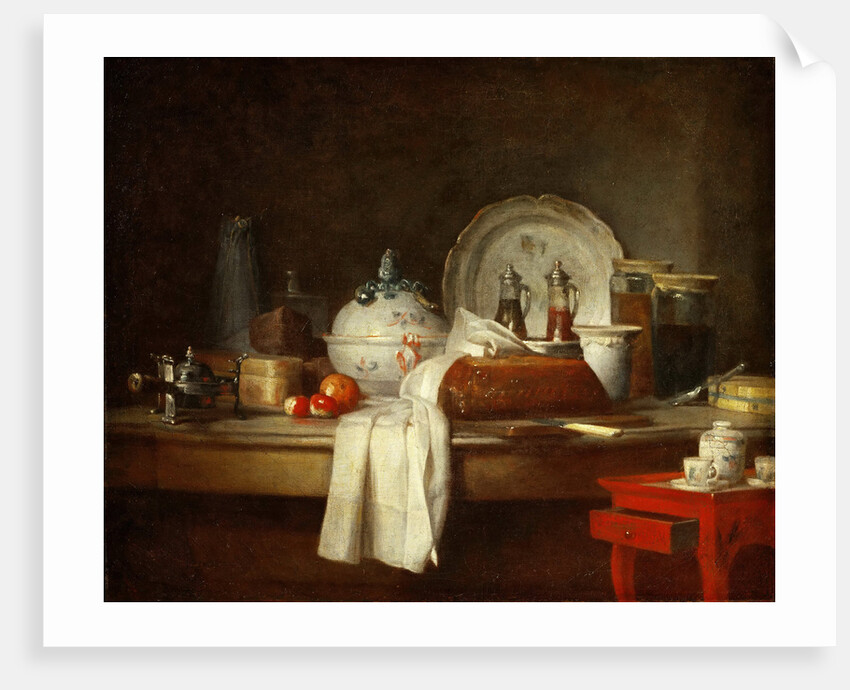 The Officers Mess or The Remains of a Lunch by Jean-Baptiste Siméon Chardin