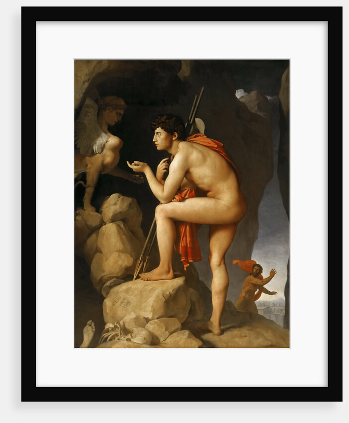 Oedipus and the Sphinx by Jean Auguste Dominique Ingres