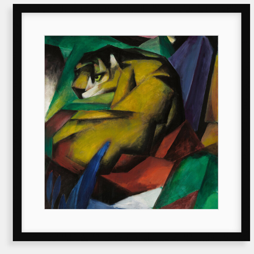 The tiger by Franz Marc