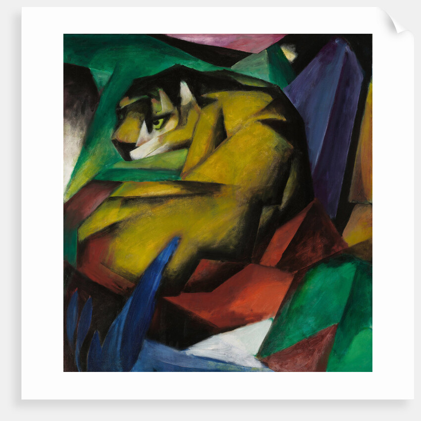 The tiger by Franz Marc