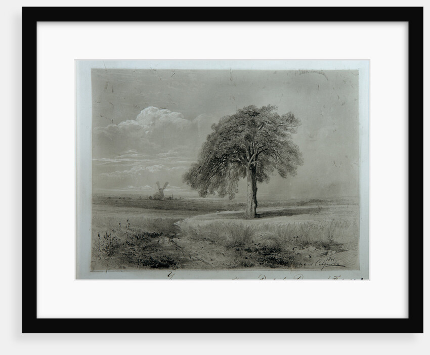Landscape with Windmill by Alexei Kondratyevich Savrasov