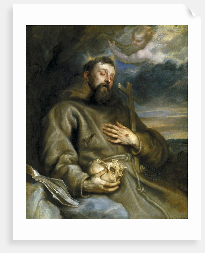 Saint Francis of Assisi in Ecstasy by Sir Anthony van Dyck