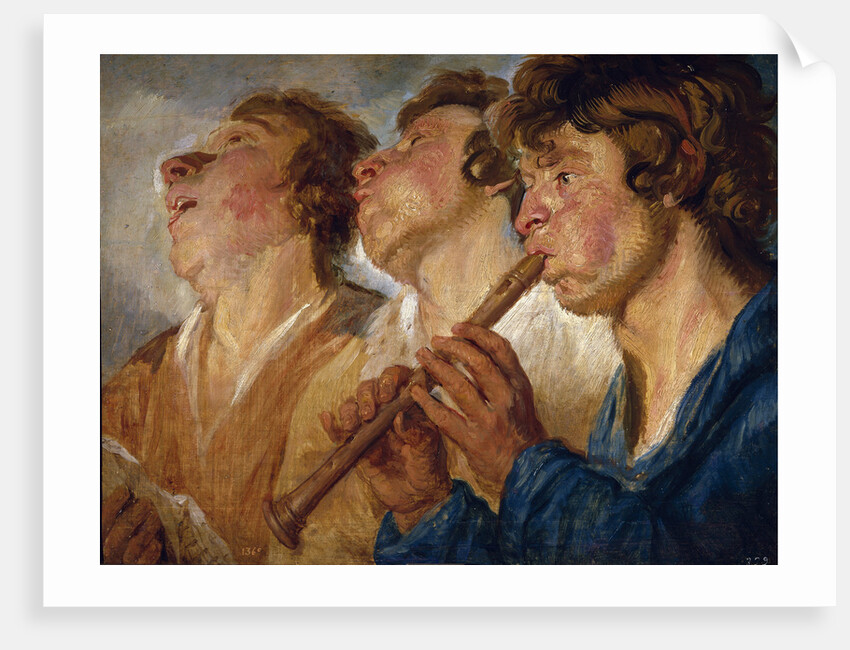 Three Buskers by Jacob Jordaens