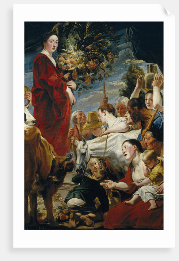 The Offering to Ceres by Jacob Jordaens