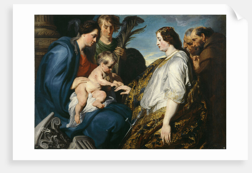 The Mystical Marriage of Saint Catherine by Sir Anthony van Dyck