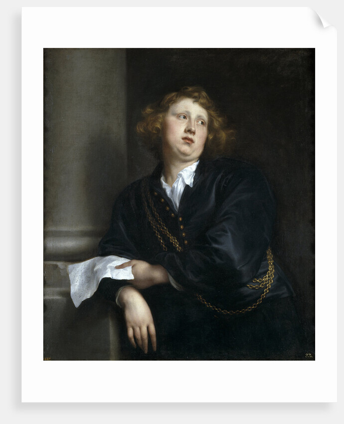 Portrait of the Composer and Organist Henricus Liberti by Sir Anthony van Dyck