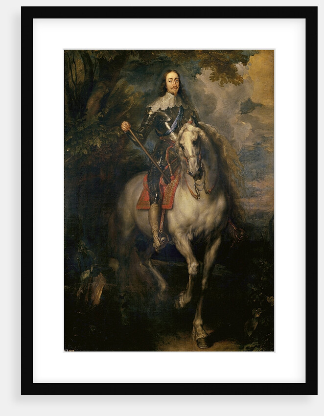 Equestrian Portrait of Charles I (Charles I on Horseback) by Sir Anthony van Dyck