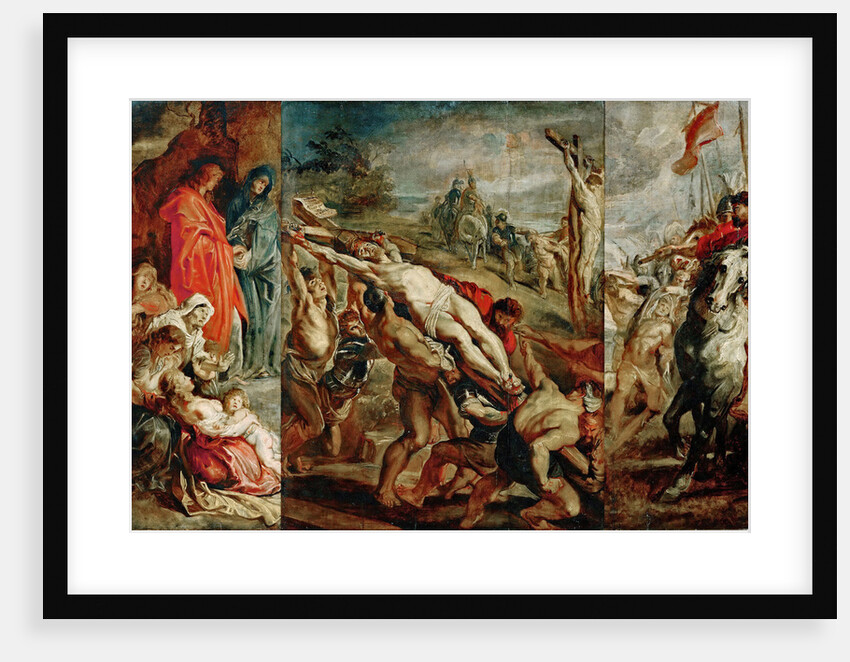 The Elevation of the Cross (sketch for the triptych) by Pieter Paul Rubens