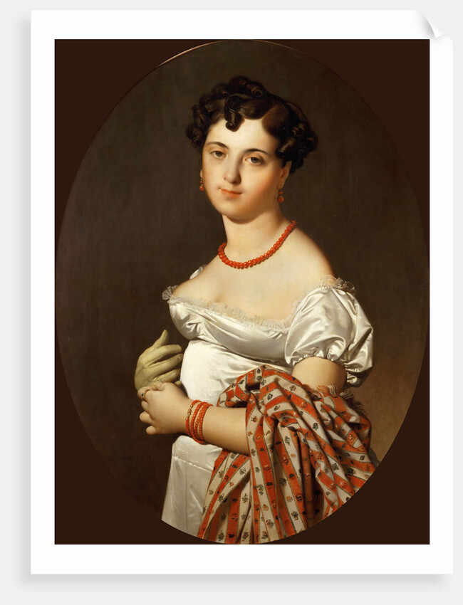 Portrait of Madame Cécile Panckoucke, née Bochet by Jean Auguste Dominique Ingres