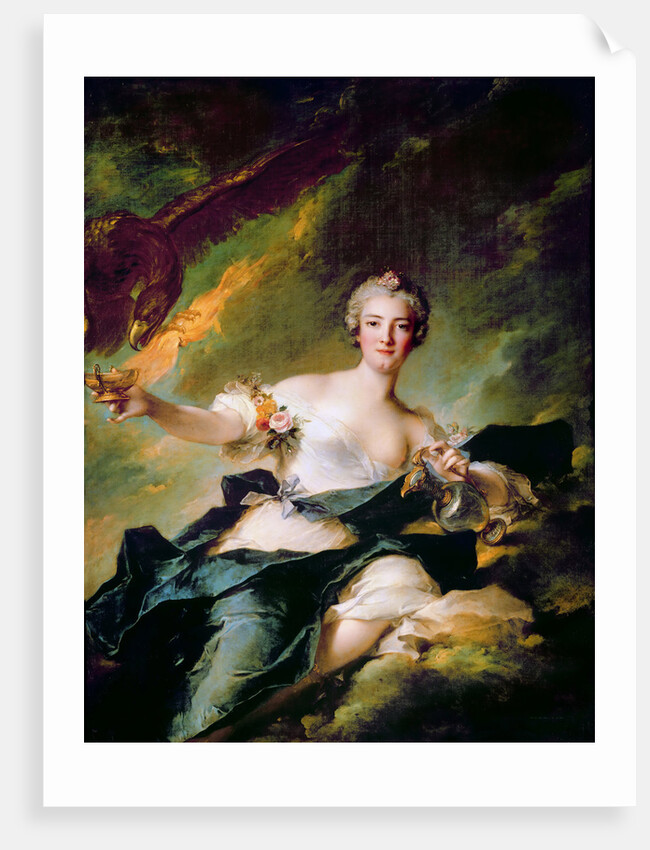 Portrait of Anne-Josèphe Bonnier de La Mosson, duchesse de Chaulnes as Hebe by Jean-Marc Nattier