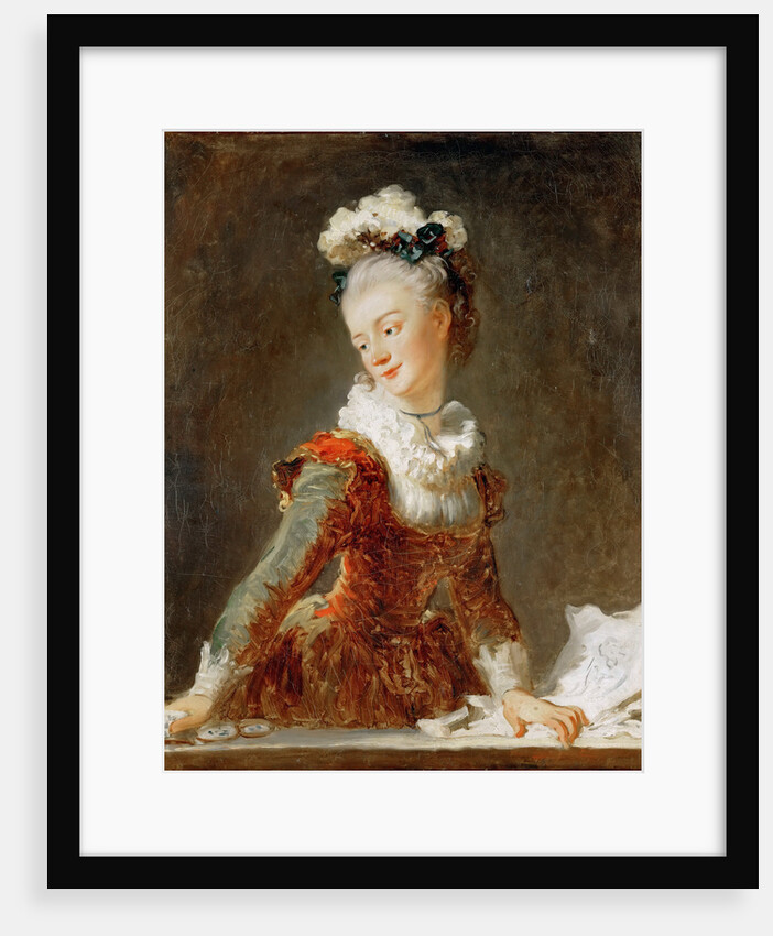 Portrait of the ballerina Marie-Madeleine Guimard by Jean Honoré Fragonard