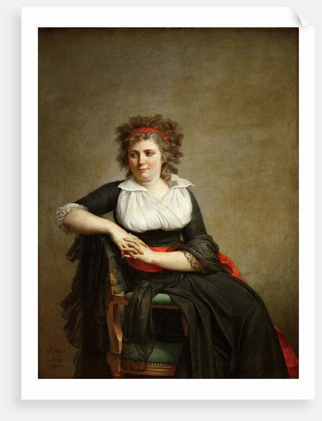 Robertine Tourteau, Marquise dOrvilliers by Jacques Louis David